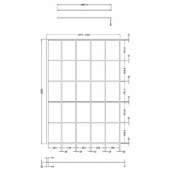 Vellamo City 8mm Easy Clean Matt Black Framed Walk In Panel & Fixed Return Panel - 1100mm 34 Vellamo City 8mm Easy Clean Matt Black Framed Walk In Panel & Fixed Return Panel - 1100mm -Vado Sale Store harbour status matt black framed wetroom screen 1400mm technical drawing 1