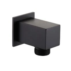 Harbour Status Matt Black Concealed Shower Valve, Shower Riser Rail Kit & Overflow Bath Filler -Vado Sale Store harbour status matt black shower outlet elbow