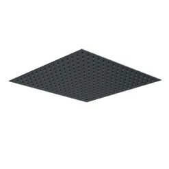 Harbour Status Concealed Shower Valve, Fixed Ceiling Mounted 300mm Head & Slide Rail Kit - Matt Black -Vado Sale Store harbour status matt black square shower head 300 1