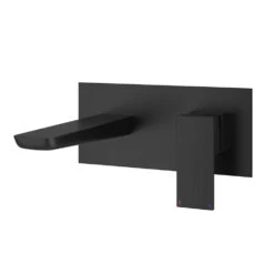 Harbour Status Matt Black Wall Mounted Bath Mixer Tap -Vado Sale Store harbour status matt black wall bath filler cutout v2