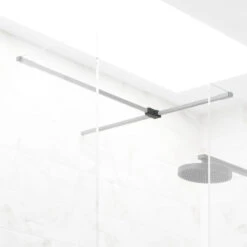 Harbour I8 Matt Black T-Piece Join For 2 Panels