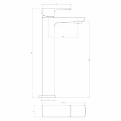 Harbour Status Matt Black Tall Basin Tap 11 Harbour Status Matt Black Tall Basin Tap -Vado Sale Store harbour status tall basin mixer tap tech