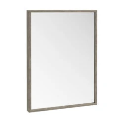 Harbour Virtue Mirror With Matt Grey Frame - 800 X 600mm 22 Harbour Virtue Mirror With Matt Grey Frame - 800 X 600mm -Vado Sale Store harbour virtue grey oak mirror 800x600mm cutout