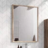 Harbour Virtue Mirror With Matt Grey Frame - 800 X 600mm 1 Harbour Virtue Mirror With Matt Grey Frame - 800 X 600mm -Vado Sale Store harbour virtue rustic oak mirror lifestyle v2