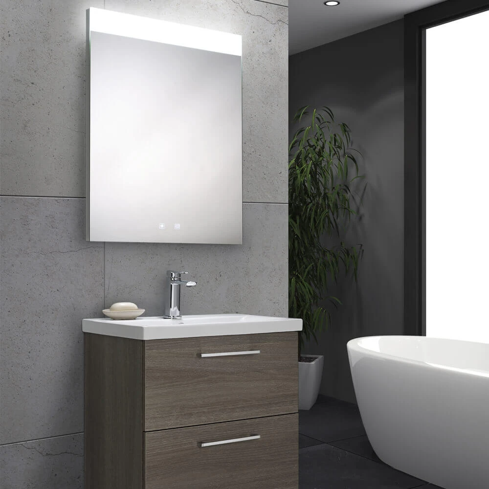 Harbour Identity LED Mirror With Demister Pad & Infrared Touch Button - 500 X 700mm 5 Harbour Identity LED Mirror With Demister Pad & Infrared Touch Button - 500 X 700mm - Image 3