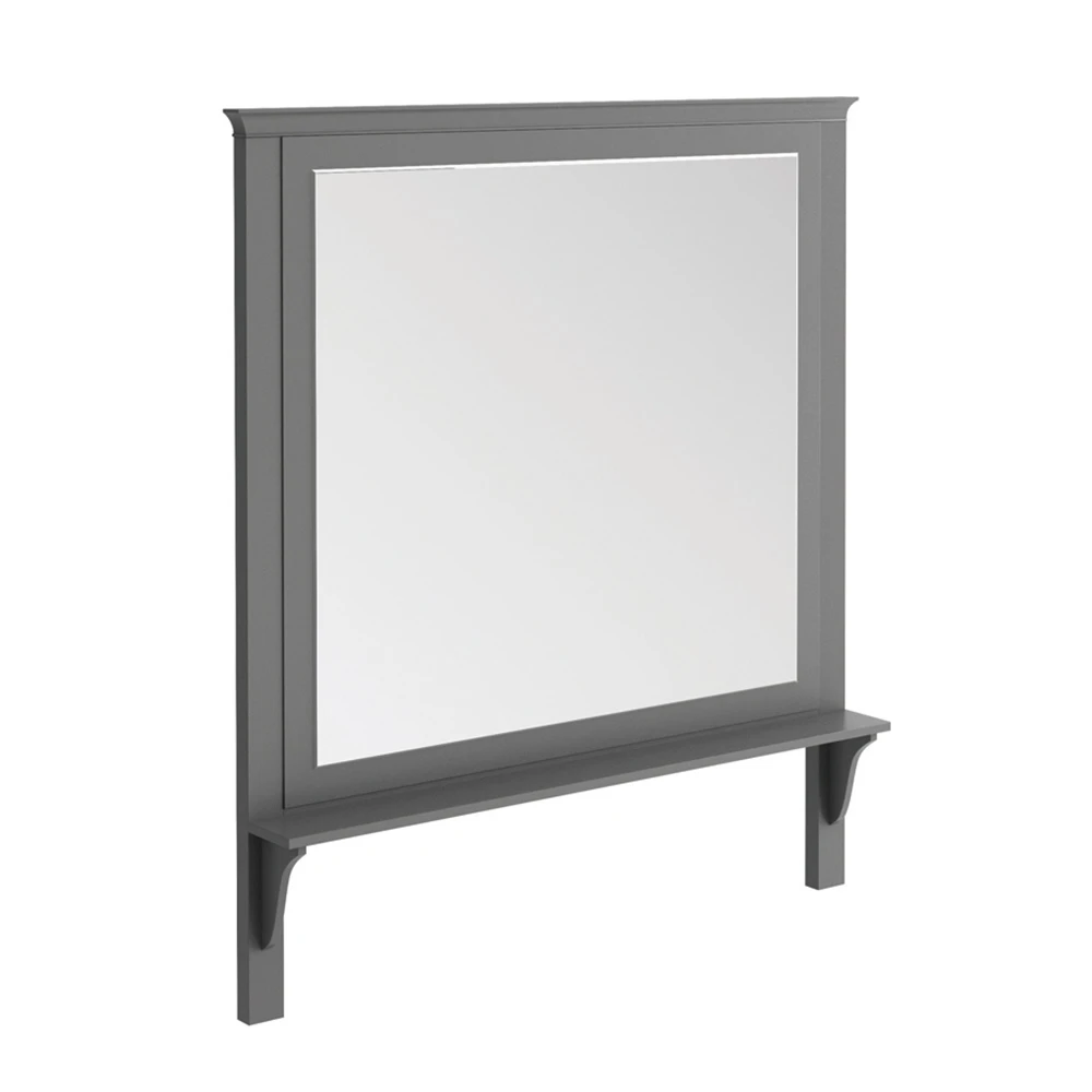 Butler & Rose Mirror With Shelf & Spa Grey Frame - 1200 X 1400mm 6 Butler & Rose Mirror With Shelf & Spa Grey Frame - 1200 X 1400mm - Image 4