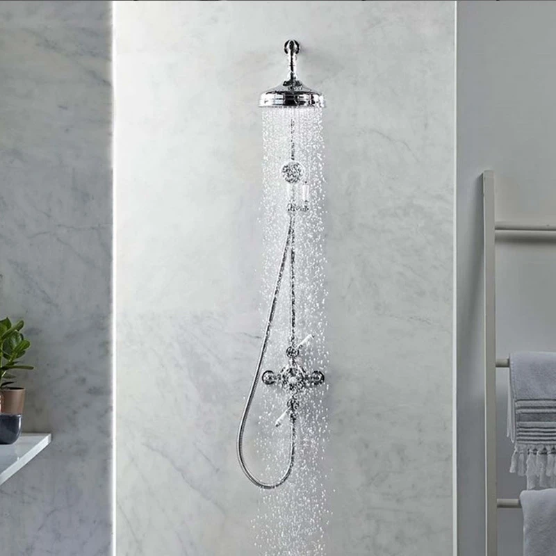 Roper Rhodes Henley Thermostatic Dual Function Exposed Shower System 3 Roper Rhodes Henley Thermostatic Dual Function Exposed Shower System