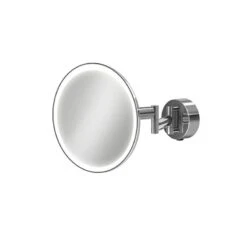 HIB Eclipse Round LED Illuminated Magnifying Mirror - 200 X 200mm