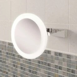 HIB Libra Magnifying LED Illuminated Mirror - 200 X 200mm
