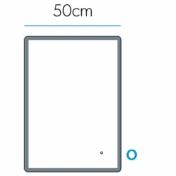 HIB Vega 50 Portrait LED Illuminated Ambient Mirror With Demister & Shaving Socket - 700 X 500mm 9 HIB Vega 50 Portrait LED Illuminated Ambient Mirror With Demister & Shaving Socket - 700 X 500mm -Vado Sale Store hib vega 50 mirror 500x700mm 78750000 tech