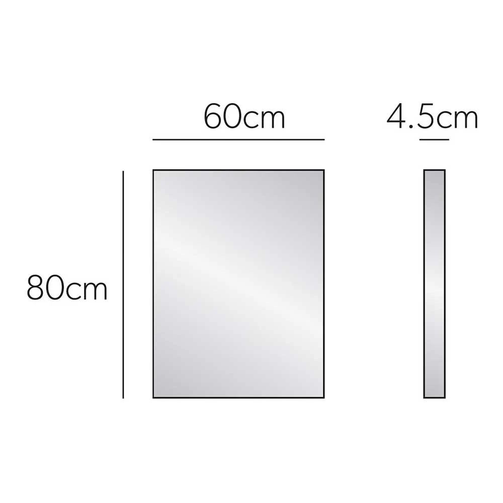 HIB Triumph 60 Mirror With Reflective Edges - 800 X 600mm 5 HIB Triumph 60 Mirror With Reflective Edges - 800 X 600mm - Image 3