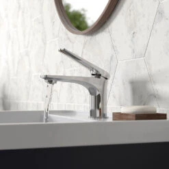 Hudson Reed Drift Round Basin Mixer Tap & Waste