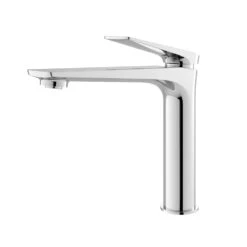 Hudson Reed Drift Round Tall Basin Mixer Tap & Waste