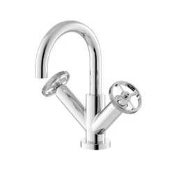 Hudson Reed Revolution Industrial Basin Mixer Tap & Waste