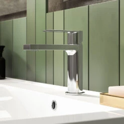 Hudson Reed Sottile Round Basin Mixer Tap & Waste