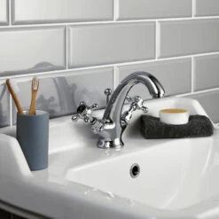 Hudson Reed Black Topaz Crosshead Mono Basin Mixer With Pop-Up Waste -Vado Sale Store hudson reed topaz black crosshead mono basin mixer with pop up waste lifestyle