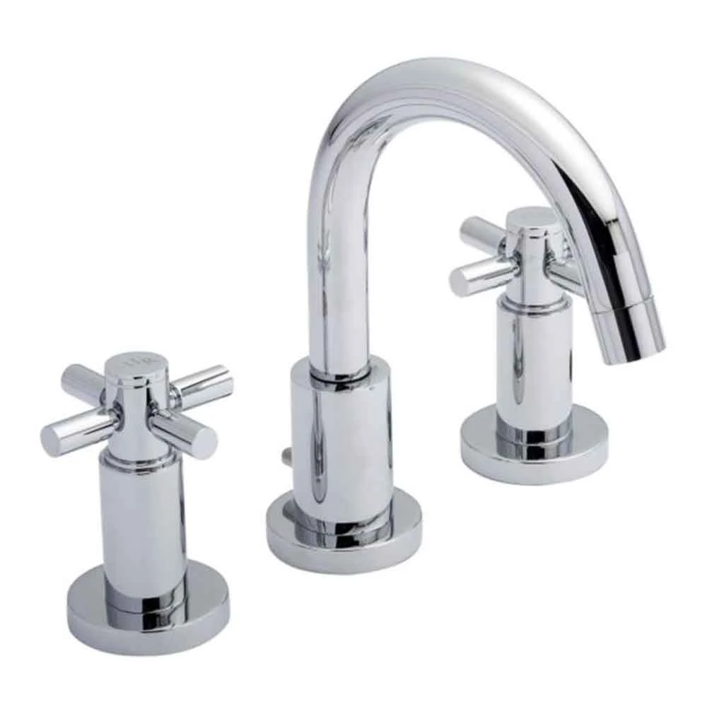 Hudson Reed Tec Crosshead 3 Hole Basin Mixer 3 Hudson Reed Tec Crosshead 3 Hole Basin Mixer