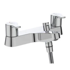 Ideal Standard Calista Deck Mounted Bath Mixer & Shower Handset -Vado Sale Store ideal standard calista 2 hole mixer cutout4