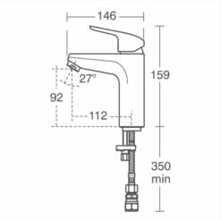 Ideal Standard Ceraflex Mono Deck Mounted Bath Filler Tap -Vado Sale Store ideal standard ceraflex mono bath filler tech