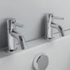 Ideal Standard Ceraline Bath Pillar Taps -Vado Sale Store ideal standard ceraline bath taps lifestyle
