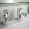 Ideal Standard Ceraplan Basin Pillar Taps -Vado Sale Store ideal standard ceraplan basin pillar lifestyle