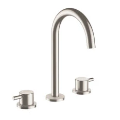 Inox Brushed Stainless Steel 3 Hole Deck Mounted Basin Mixer -Vado Sale Store inox brushed steel 3 hole deck mounted basin mixer