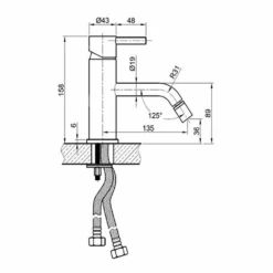 Inox Brushed Stainless Steel Single Lever Basin Mixer 7 Inox Brushed Stainless Steel Single Lever Basin Mixer -Vado Sale Store inox stainless steel basin tap ix001 tech