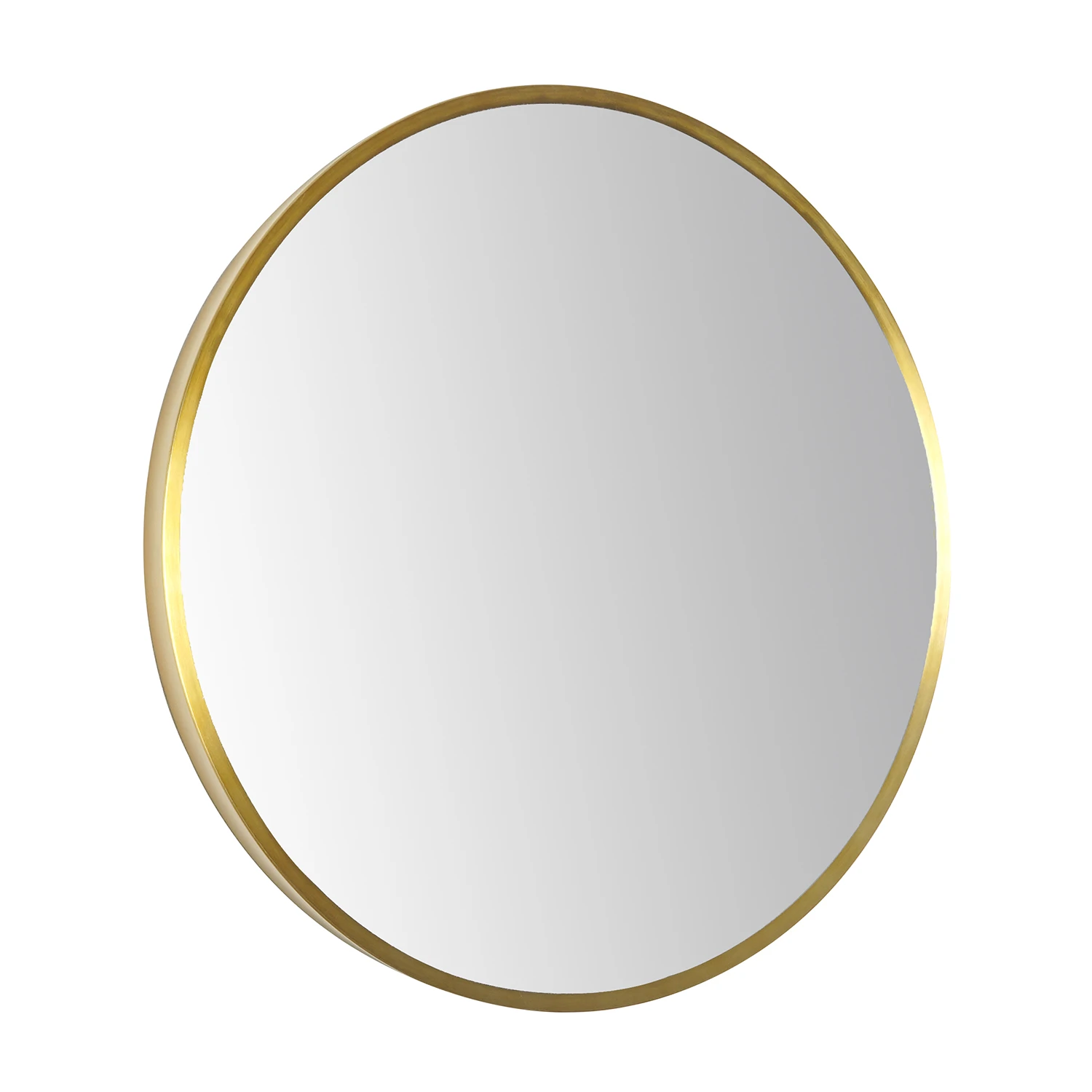 VOS Round Matt Black Framed Mirror - 600mm 5 VOS Round Matt Black Framed Mirror - 600mm - Image 4