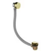 VOS Overflow Bath Filler With Click Clack Waste - Brushed Brass