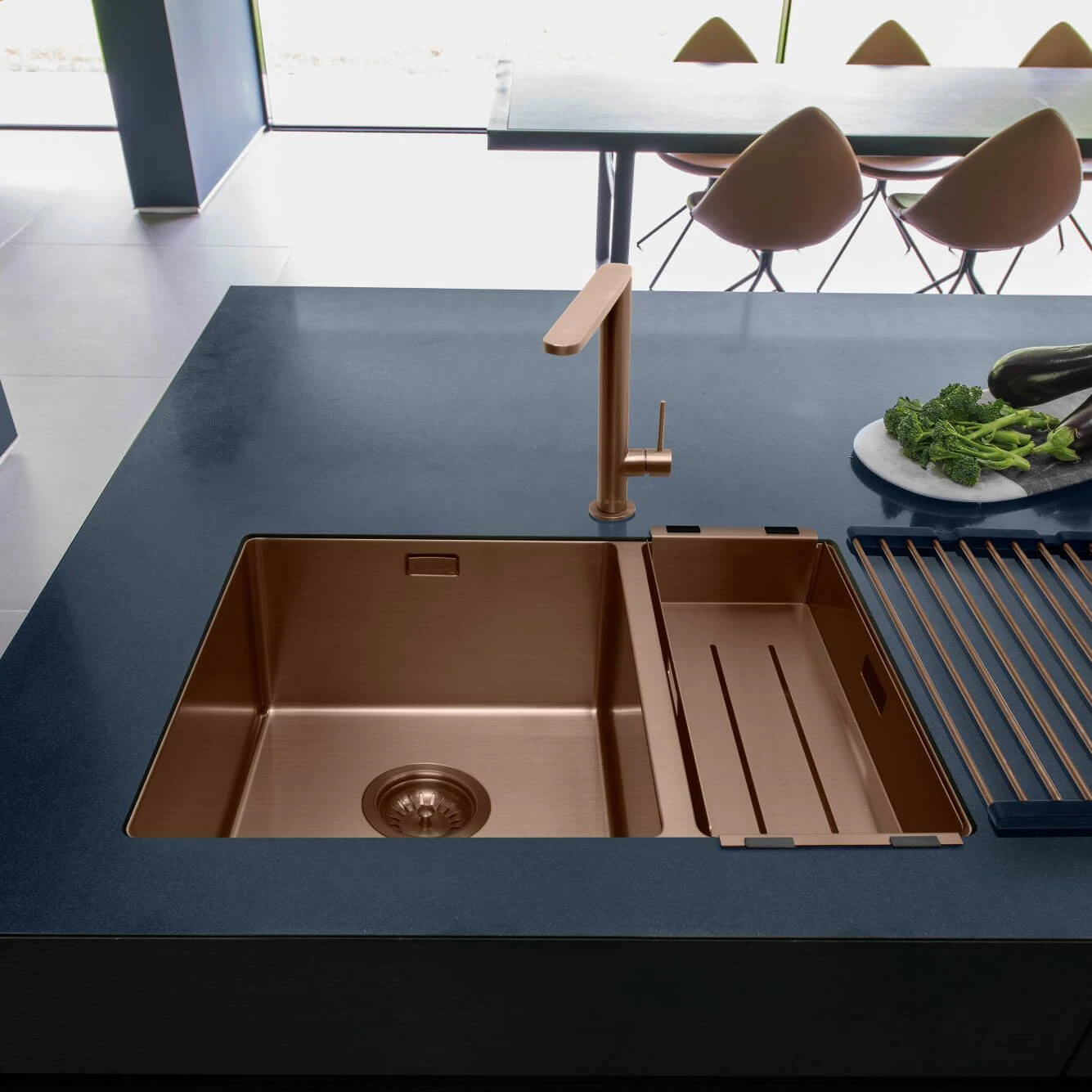 Caple Karns Single Lever Mono Kitchen Mixer - Copper 5 Caple Karns Single Lever Mono Kitchen Mixer - Copper - Image 3