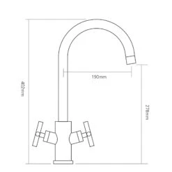 Caple Kontro Mono Kitchen Mixer - Chrome -Vado Sale Store kon2 ss tech