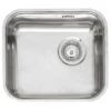Reginox Single Bowl Stainless Steel Undermount Or Inset Kitchen Sink & Waste - 445 X 393mm