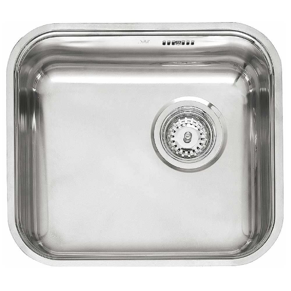Reginox Single Bowl Stainless Steel Undermount Or Inset Kitchen Sink & Waste - 445 X 393mm 3 Reginox Single Bowl Stainless Steel Undermount Or Inset Kitchen Sink & Waste - 445 X 393mm
