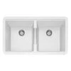 Caple Leesti 2 Bowl Desert Sand Undermount Granite Composite Kitchen Sink & Waste Kit - 824 X 481mm
