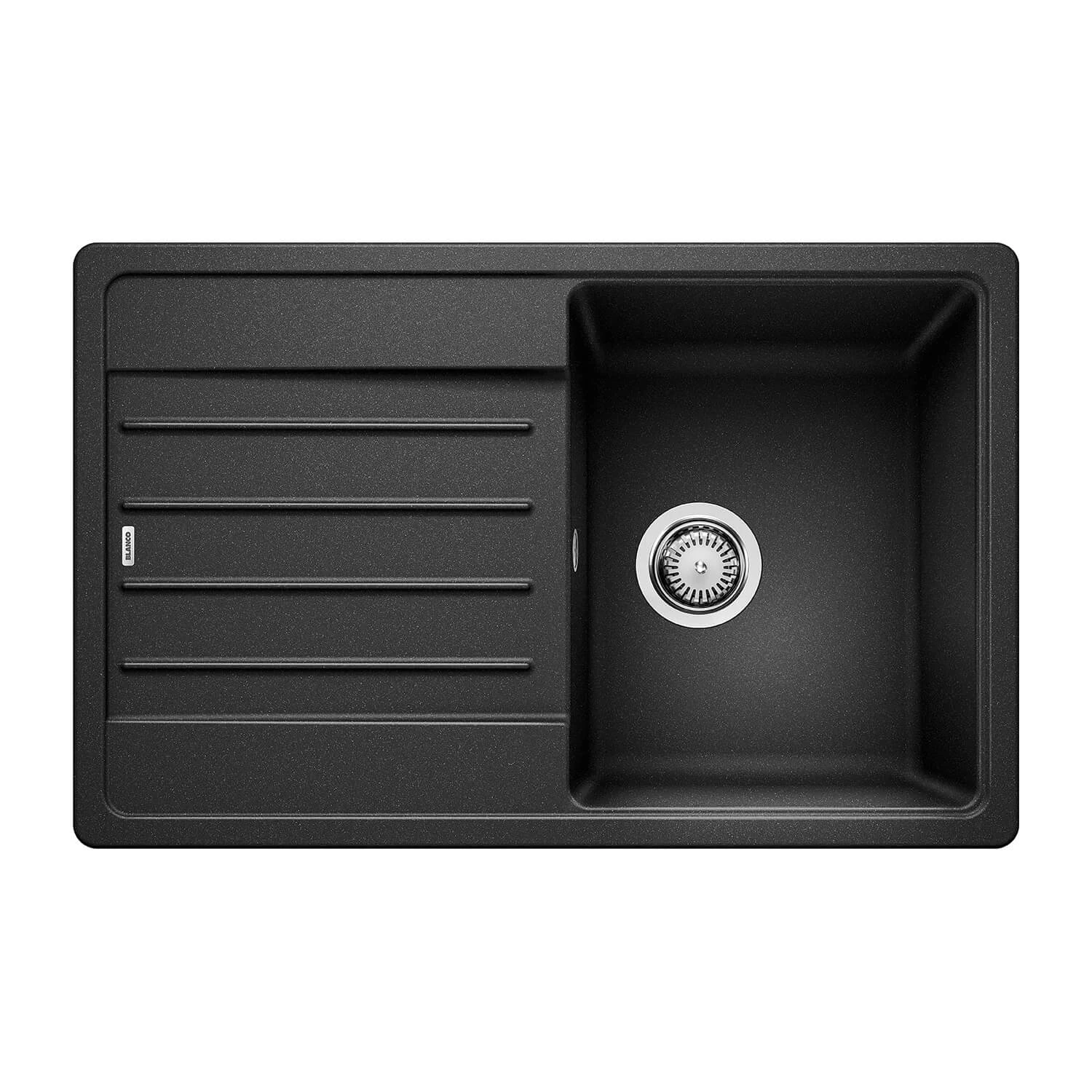 Blanco Legra 45 S Compact 1 Bowl Anthracite Silgranit Composite Kitchen Sink & Waste With Reversible Drainer - 780 X 500mm 4 Blanco Legra 45 S Compact 1 Bowl Anthracite Silgranit Composite Kitchen Sink & Waste With Reversible Drainer - 780 X 500mm - Image 2