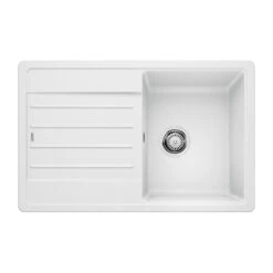 Blanco Legra 45 S Compact 1 Bowl Anthracite Silgranit Composite Kitchen Sink & Waste With Reversible Drainer - 780 X 500mm 12 Blanco Legra 45 S Compact 1 Bowl Anthracite Silgranit Composite Kitchen Sink & Waste With Reversible Drainer - 780 X 500mm -Vado Sale Store legra 45 s white product shot cropped