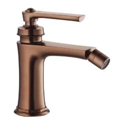 Flova Liberty Single Lever Mono Bidet Mixer With Clicker Waste - Oil Rubbed Bronze