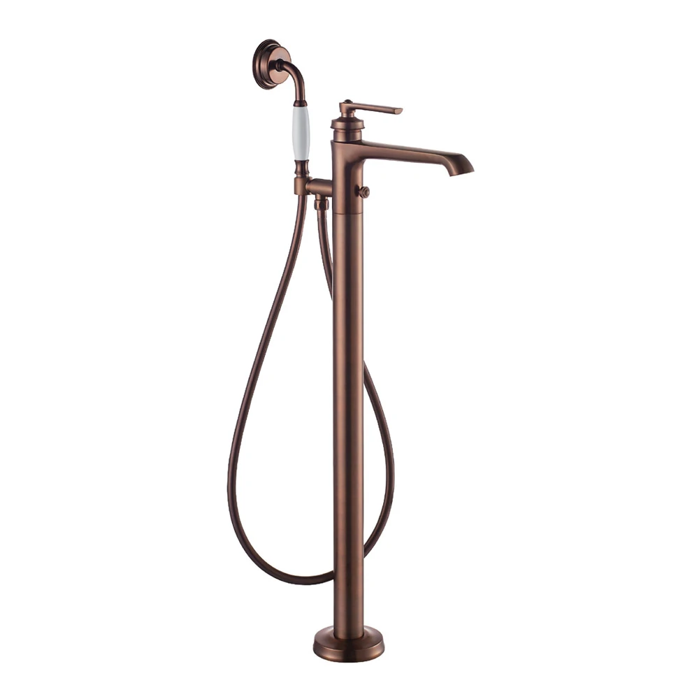 Flova Liberty Floor Standing Bath Shower Mixer With Handset Kit - Oil Rubbed Bronze 3 Flova Liberty Floor Standing Bath Shower Mixer With Handset Kit - Oil Rubbed Bronze