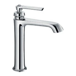 Flova Liberty Tall Mono Basin Mixer With Clicker Waste - Chrome -Vado Sale Store litbas flova liberty tall basin mixers productimage