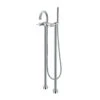 Flova Levo Floor Standing Bath Shower Mixer With Handset Kit 2 Flova Levo Floor Standing Bath Shower Mixer With Handset Kit -Vado Sale Store lvtbsm flova levo freestanding bath taps