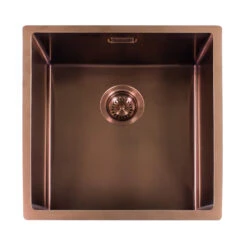 Reginox Miami 1 Bowl Copper Stainless Steel Inset / Undermount Kitchen Sink - 540 X 440mm 14 Reginox Miami 1 Bowl Copper Stainless Steel Inset / Undermount Kitchen Sink - 540 X 440mm -Vado Sale Store miami 50x40 copper cutout