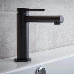 Miller Matt Black Mono Basin Mixer With Click-Clack Waste