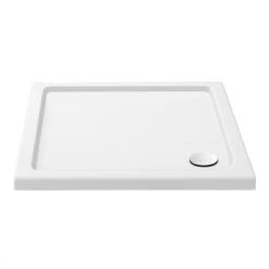 Drench MineralStone 40mm Low Profile Square Shower Tray - 1000x1000