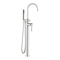 Vado Origins Bath Shower Mixer With Shower Kit Single Lever With Swivel Spout