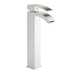 Vellamo City Tall Chrome High Rise Basin Tap