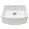 Caple Pemberley Single Bowl White Ceramic Belfast Sink - 597 X 531mm 2 Caple Pemberley Single Bowl White Ceramic Belfast Sink - 597 X 531mm -Vado Sale Store pemberley cutout