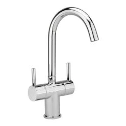 Sagittarius Piazza Twin Lever Mono Basin Mixer With Clicker Waste