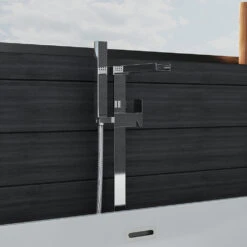 Vellamo Maya Floor Mounted Waterfall Bath Filler