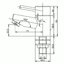 Vellamo Curvo Basin Pillar Taps -Vado Sale Store pura xcite basin pillar taps pair vel xc12 tech