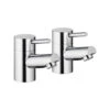 Vellamo Curvo Bath Pillar Taps 2 Vellamo Curvo Bath Pillar Taps -Vado Sale Store pura xcite bath pillar taps pair
